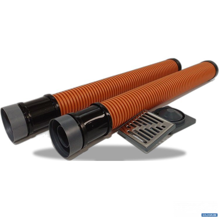 Artikel Nr. 895034: Drainagerohren und Abflussgitter, länge ca.100cm, 2Stk.