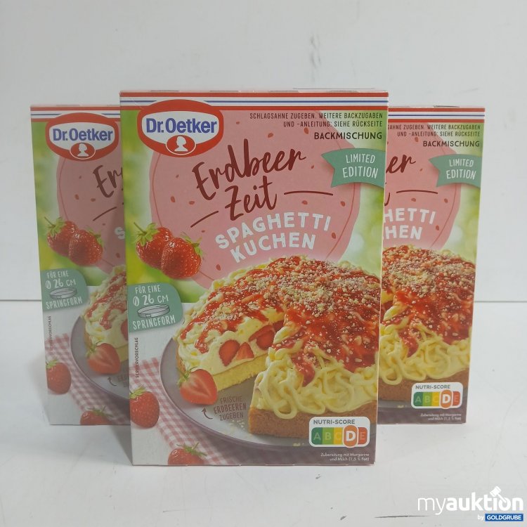Artikel Nr. 940034: Dr. Oetker Erdbeer Zeit Spaghetti Kuchen Backmischung