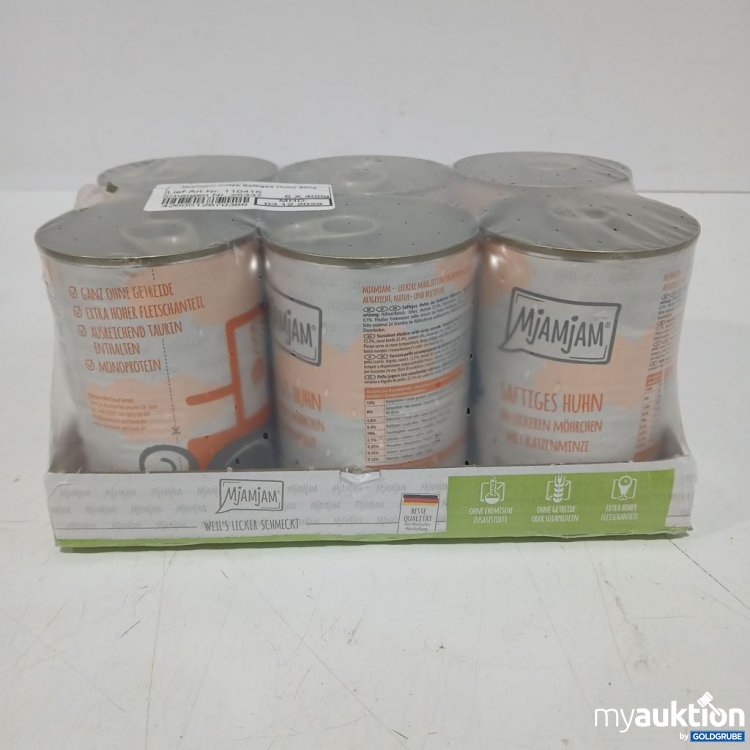 Artikel Nr. 954034: Mjamjam Saftiges Huhn 6x400 g