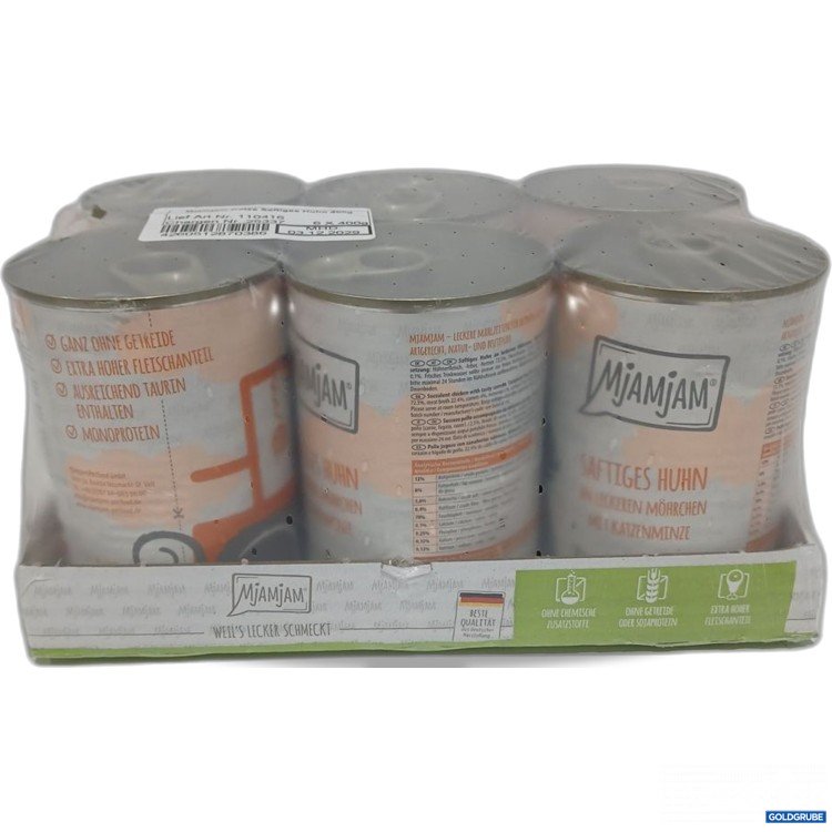 Artikel Nr. 954034: Mjamjam Saftiges Huhn 6x400 g
