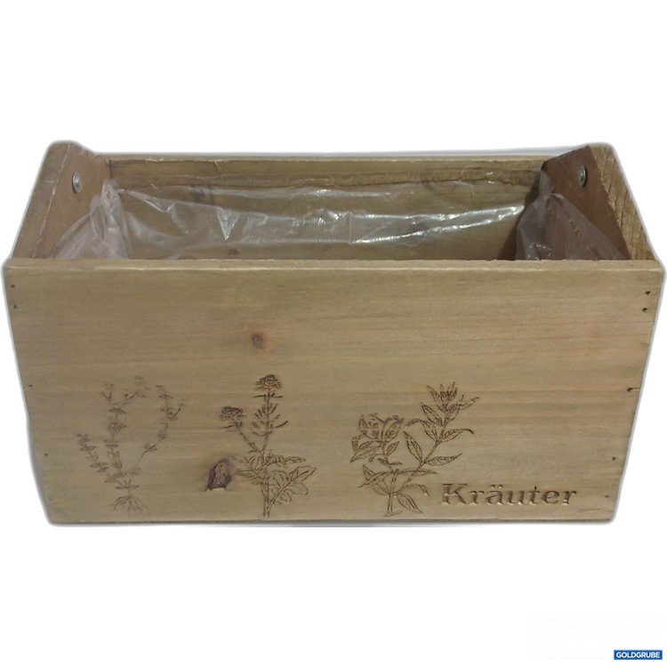 Artikel Nr. 956034: Holzbox Kräuter ca. 22x11cm 