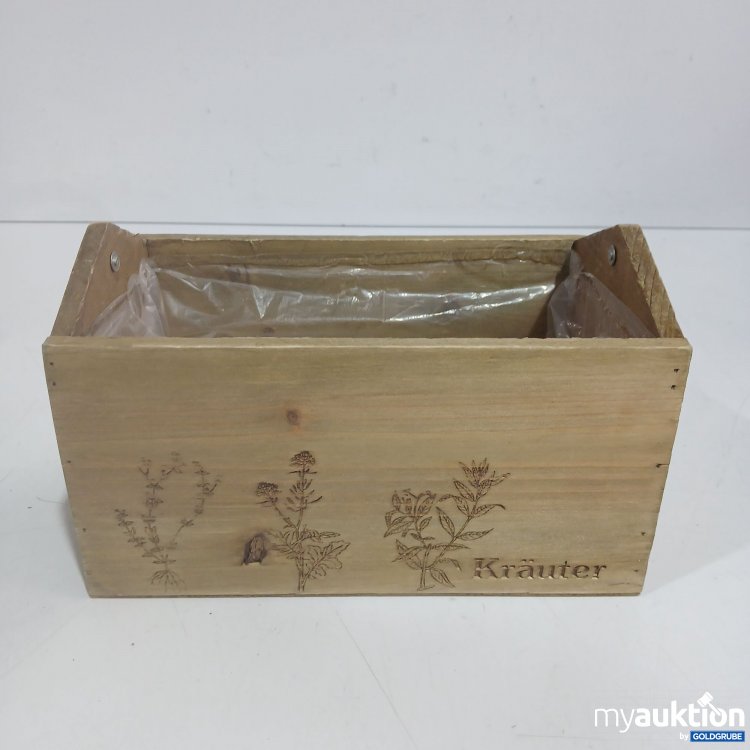 Artikel Nr. 956034: Holzbox Kräuter ca. 22x11cm 