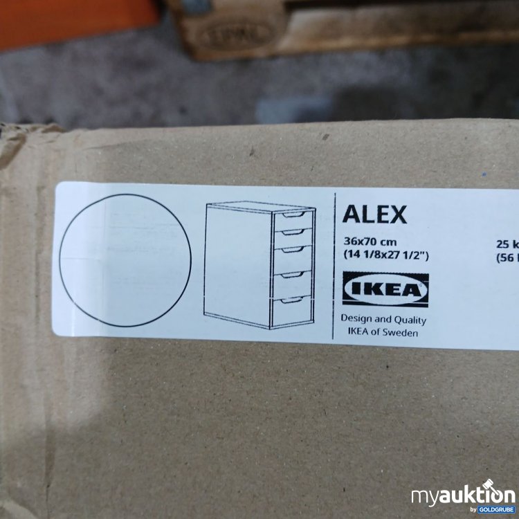 Artikel Nr. 962034: IKEA ALEX Schubladenschrank 36x70 cm 004.735.46
