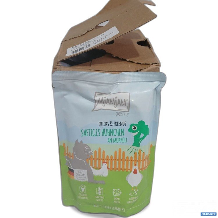 Artikel Nr. 973034: Mjammjamm Chicks & Friends Saftiges Hühnchen an Brokkoli 6x300g