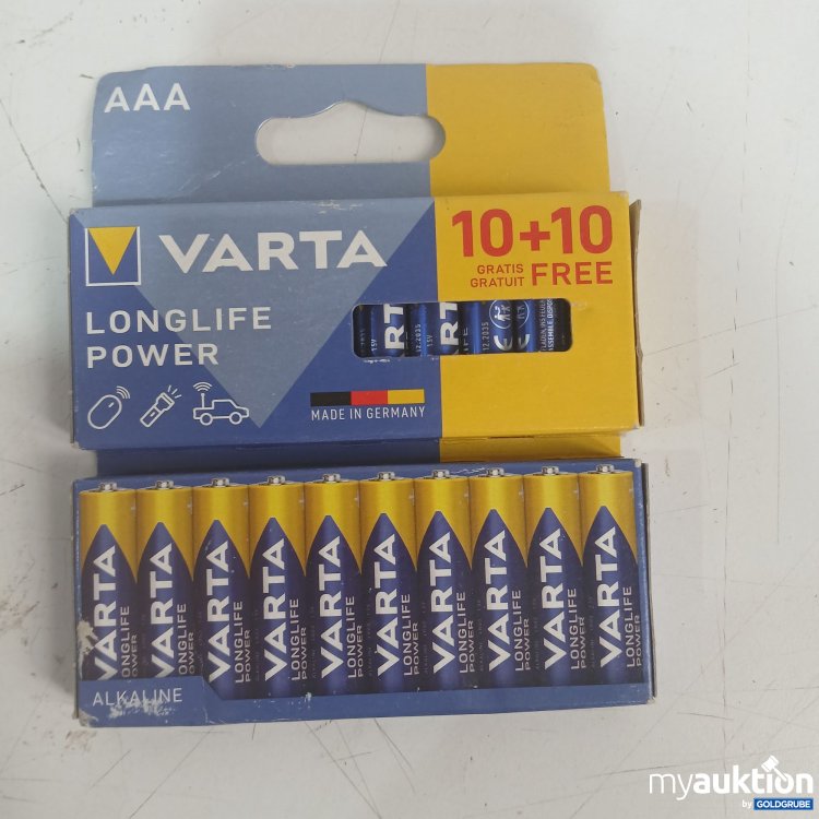 Artikel Nr. 981034 Artikel Nr. 981034: Varta AAA 10Pack + 10 Gratis