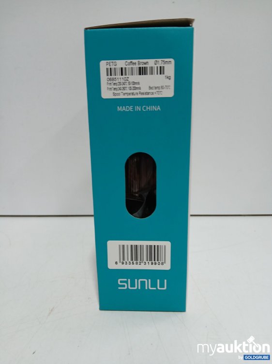 Artikel Nr. 998034 Artikel Nr. 998034: SUNLU 3D Printing Filament 1.75mm Coffee Brown 1kg