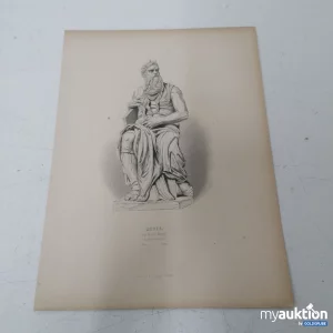 Auktion Bild ca. 30x20cm Moses 