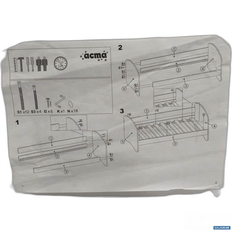 Artikel Nr. 895035: Kinderbett+Matratze, Rennautomotiv