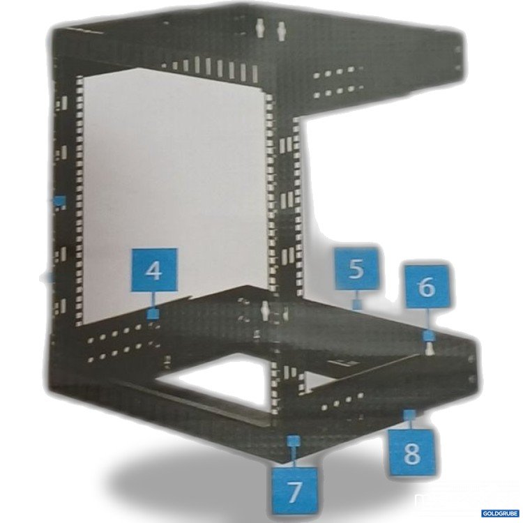Artikel Nr. 897035: StarTech.com 12U Wandmontage-Server-Rack mit offenem Rahmen und einstellbarer Tiefe