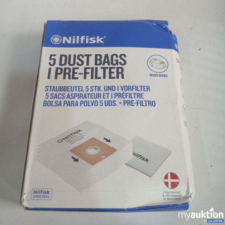Artikel Nr. 919035: Nilfisk Staubbeutel I Pre-Filter Bravo Series 5 Stück