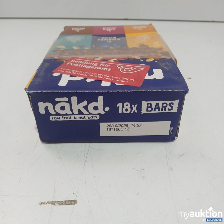 Artikel Nr. 959035: Näkd 18x Bars raw fruit & Nut Bars 
