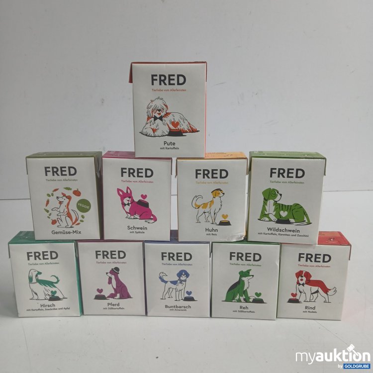 Artikel Nr. 970035: Fred Hundefutter diverse Sorten 10x390g 