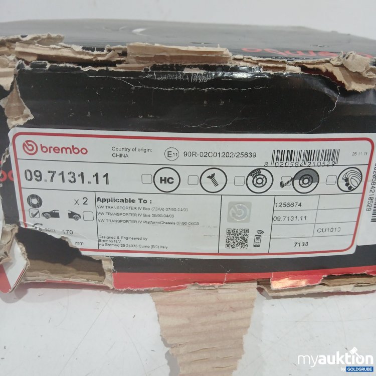 Artikel Nr. 985035 Artikel Nr. 985035: Brembo Bremsscheibe 09.7131.11