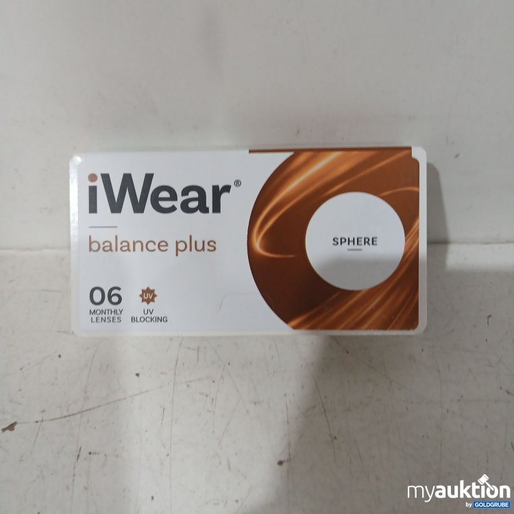 Artikel Nr. 997035 Artikel Nr. 997035: iWear Balance Plus 06 Monthly Lenses -2.75