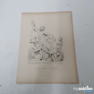 Auktion Bild ca. 30x20cm Laokoon Gruppe 