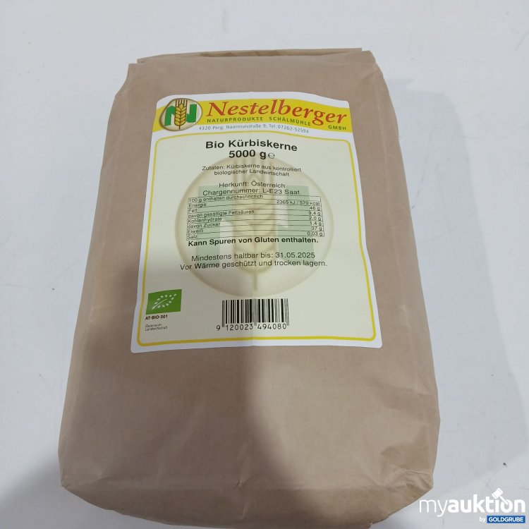 Artikel Nr. 808036 Artikel Nr. 808036: Nestelberger Bio Kürbiskerne 5000g