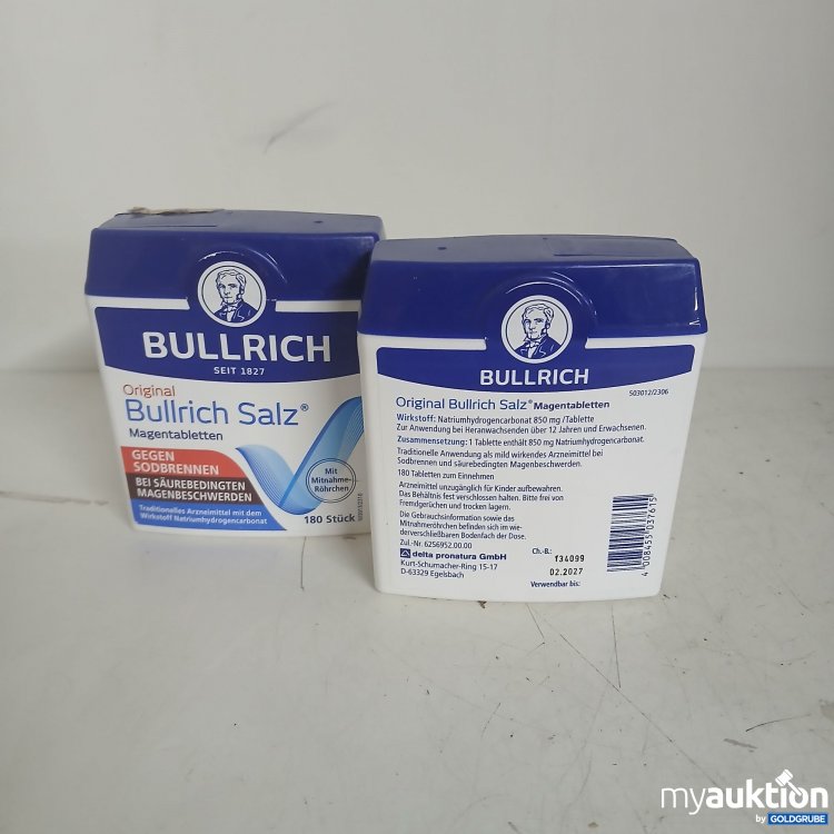 Artikel Nr. 819036 Artikel Nr. 819036: Bullrich Salz Magentabletten 2x180 Stück