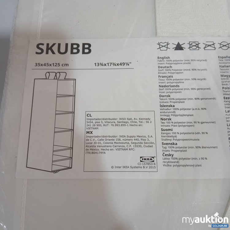 Artikel Nr. 888036 Artikel Nr. 888036: Ikea Skubb 34x45x125cm 002.458.80