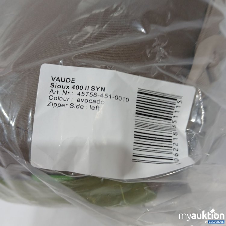 Artikel Nr. 900036 Artikel Nr. 900036: Vaude Sioux 400 II SYN Schlafsack Wandern Leicht
