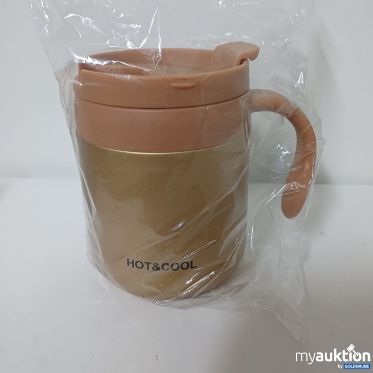 Artikel Nr. 917036: vakuumisolierter Kaffeebecher aus Edelstahl, ca.12cm