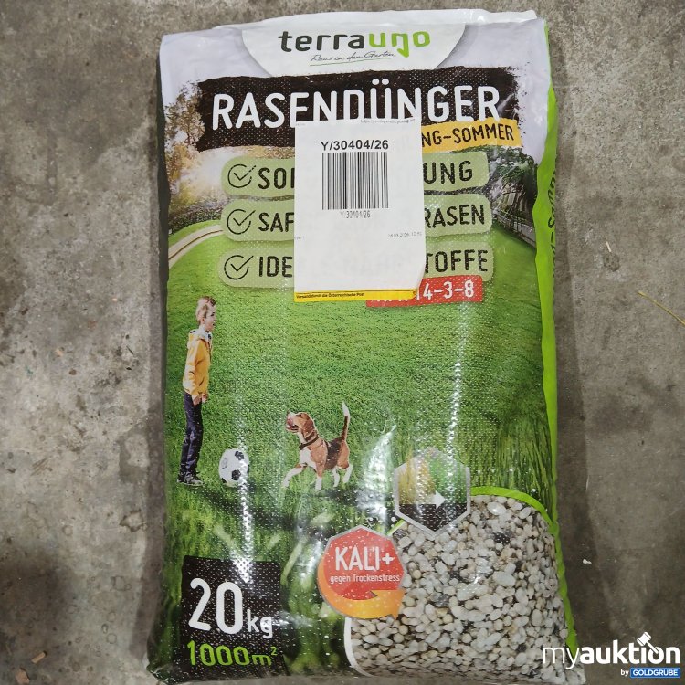 Artikel Nr. 990036 Artikel Nr. 990036: Terrauno Rasendünger Frühling-Sommer 20kg