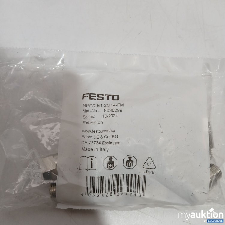 Artikel Nr. 523037: Festo Gewindeverschraubung NPFC-E1-2G14-FM Mat-No 8030299