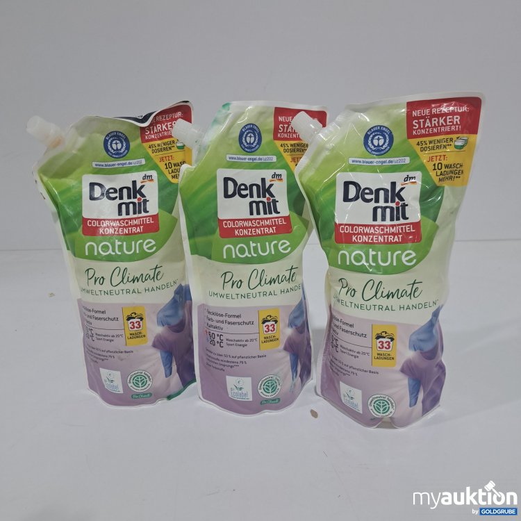 Artikel Nr. 797037: Denk mit Colorwaschmittel Konzentrat 3x1L