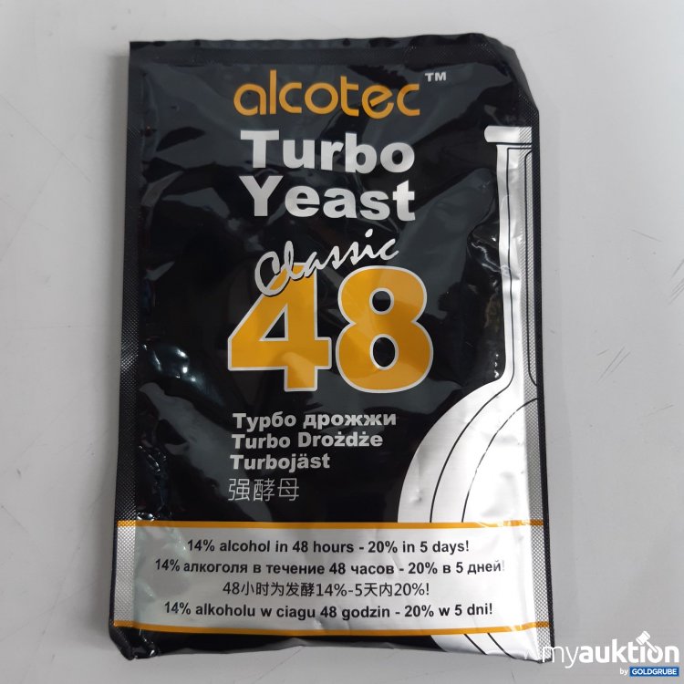 Artikel Nr. 850037 Artikel Nr. 850037: Alcotec Turbohefe classic 48