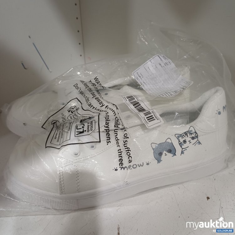 Artikel Nr. 932037 Artikel Nr. 932037: Sneaker, Weiß, Katzen-Motiv