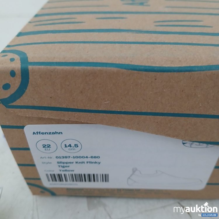 Artikel Nr. 955037: Affenzahn Slipper Knit Flinky Tiger