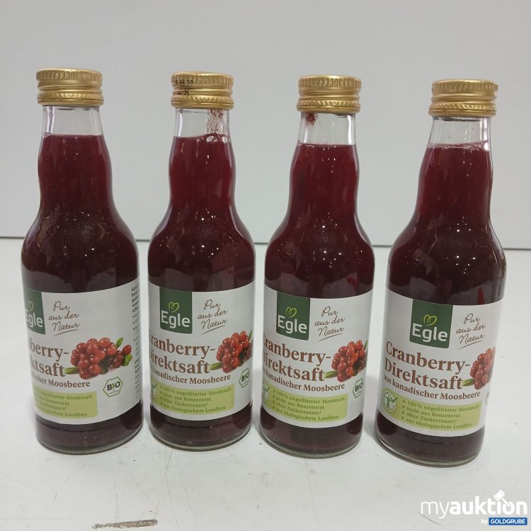 Artikel Nr. 959037: Egle Cranberry Direktsaft 4x200ml