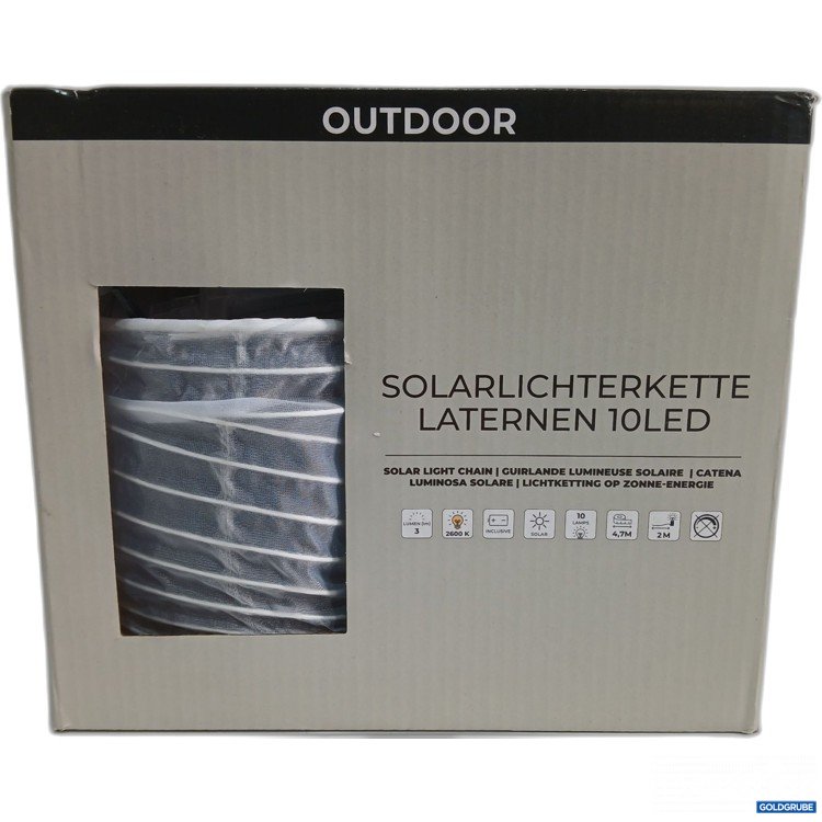Artikel Nr. 967037: Outdoor Solarlichterkette Laternen 10 Led 
