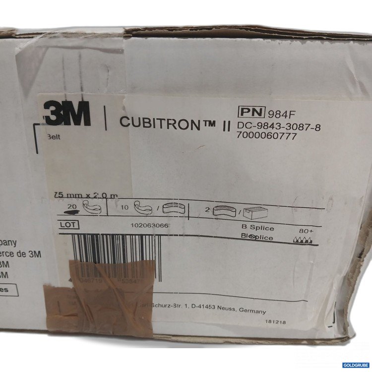 Artikel Nr. 983037: Cubitron Schleifbänder 75mmx2.0m 20stk  