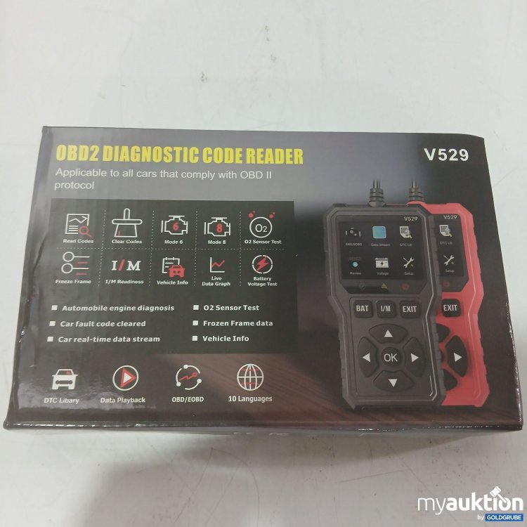 Artikel Nr. 989037 Artikel Nr. 989037: OBD2 Diagnostic Code Reader V529