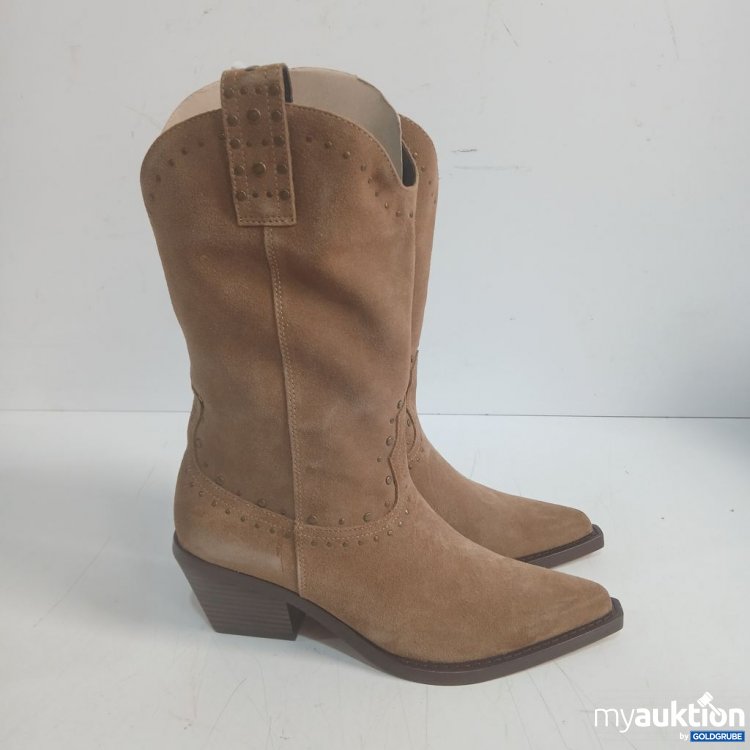 Artikel Nr. 992037: PODEO Sand-Suede Western Stiefel 5