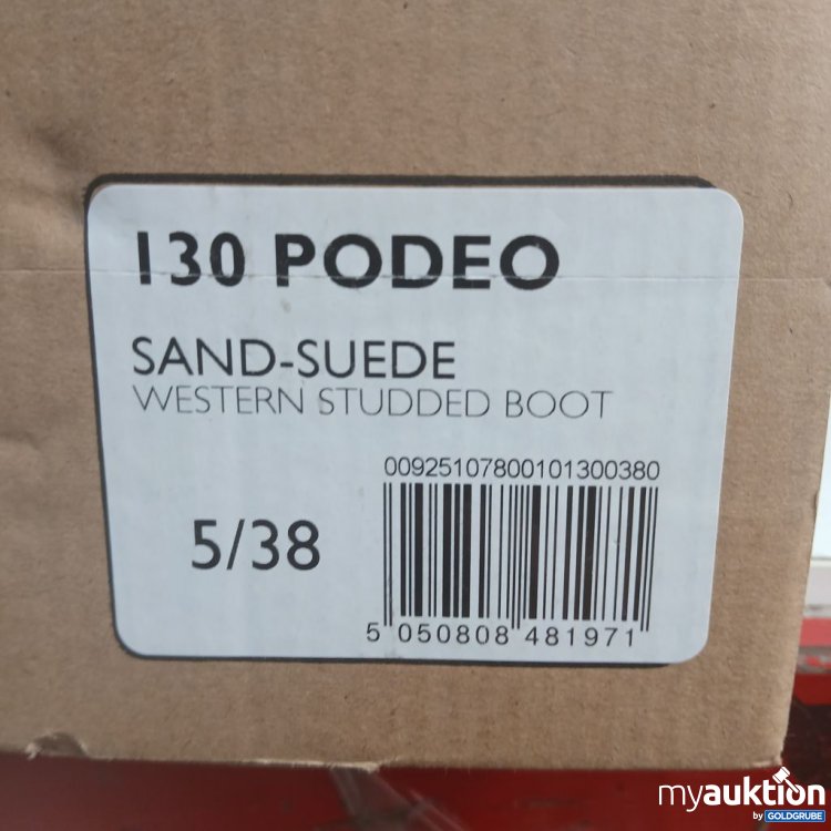 Artikel Nr. 992037: PODEO Sand-Suede Western Stiefel 5