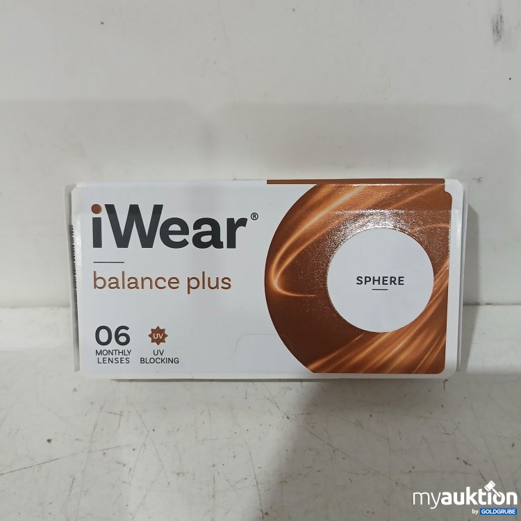 Artikel Nr. 997037 Artikel Nr. 997037: iWear Balance Plus 06 Monthly Lenses -4.25