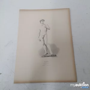 Auktion Bild ca. 30x20cm David