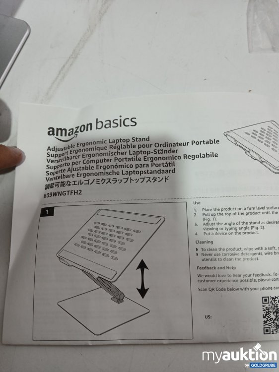 Artikel Nr. 399038 Artikel Nr. 399038: Amazon basics Adjustable Ergonomic Laptop Stand