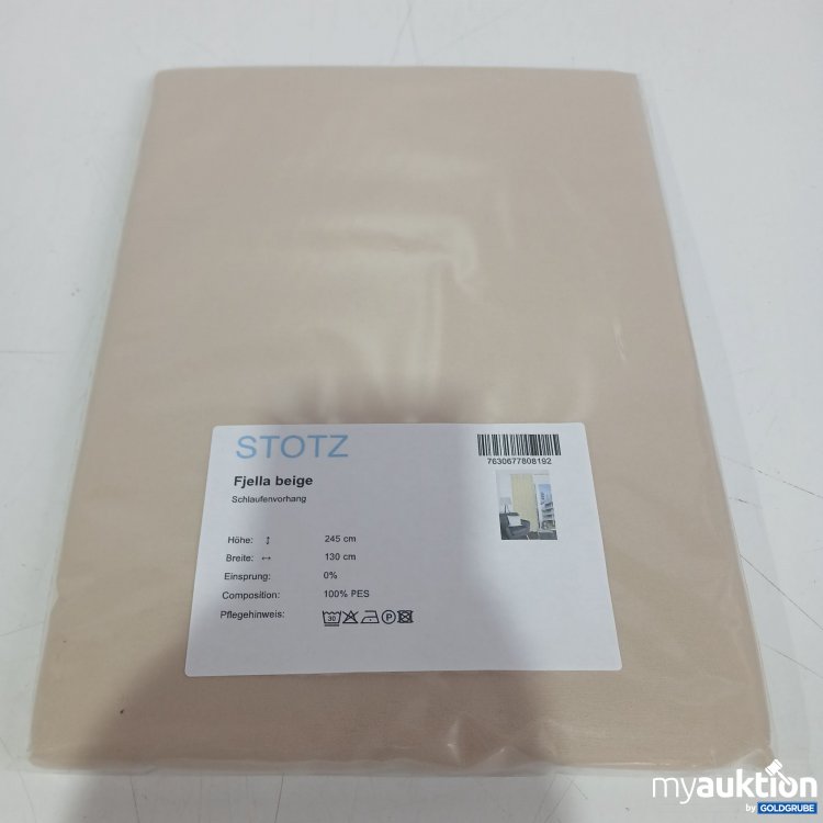 Artikel Nr. 445038: Stotz Fjella beige Schlaufenvorhang 245x130cm