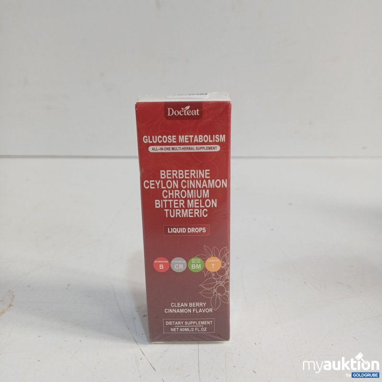 Artikel Nr. 462038: Docteat Glucose Metabolism clean Berry cinnamon Flavor 60ml