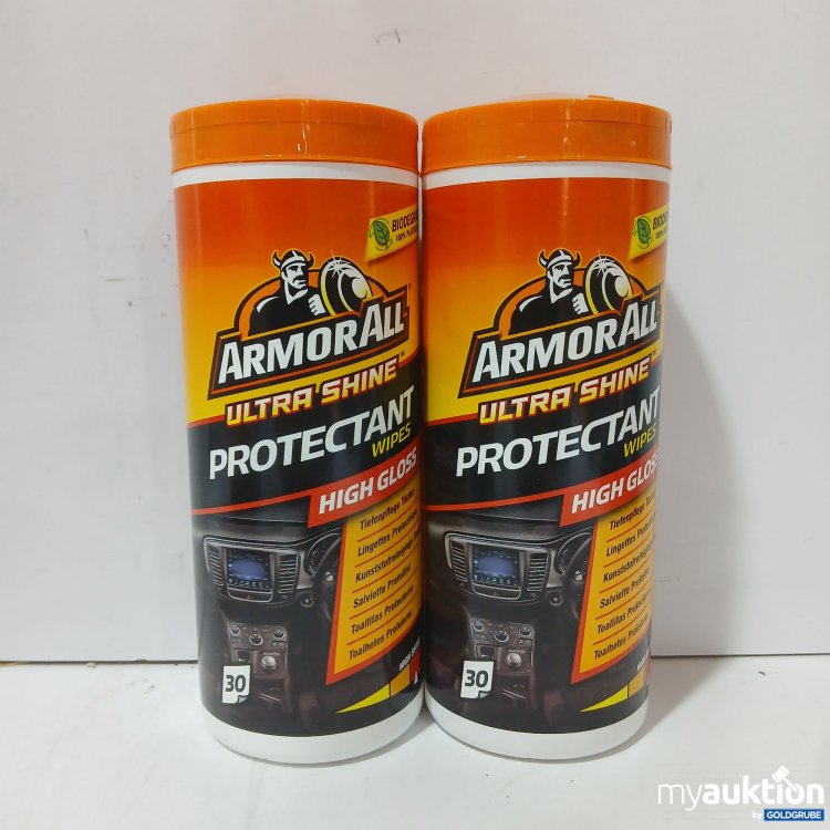 Artikel Nr. 525038 Artikel Nr. 525038: Armor All Ultra Shine Protectant Wipes 2×30 Tücher, glänzend