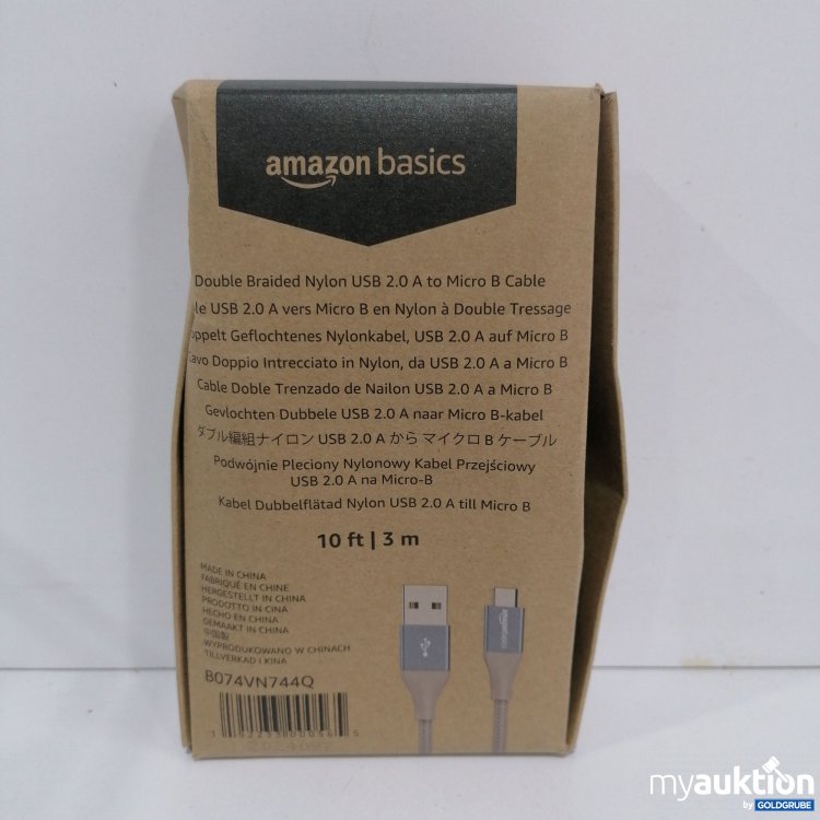 Artikel Nr. 826038 Artikel Nr. 826038: Amazon Basics Double Braided Nylon USB 2.0 Alons