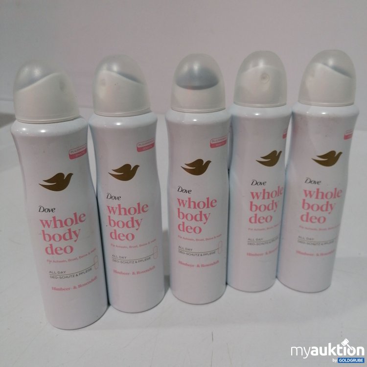 Artikel Nr. 885038: Dove Whole Body Deo Himbeere & Rosenduft 5x150ml