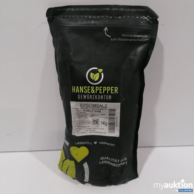 Artikel Nr. 891038: Hanse&Pepper Gewürzkontor Epsomsalz 1kg