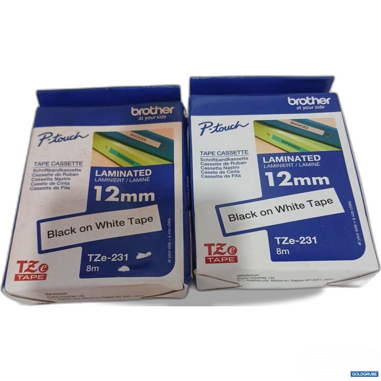 Artikel Nr. 904038: Brother P-touch TZe-231 Laminated Tape 12 mm 2stk