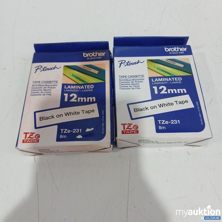 Artikel Nr. 904038: Brother P-touch TZe-231 Laminated Tape 12 mm 2stk