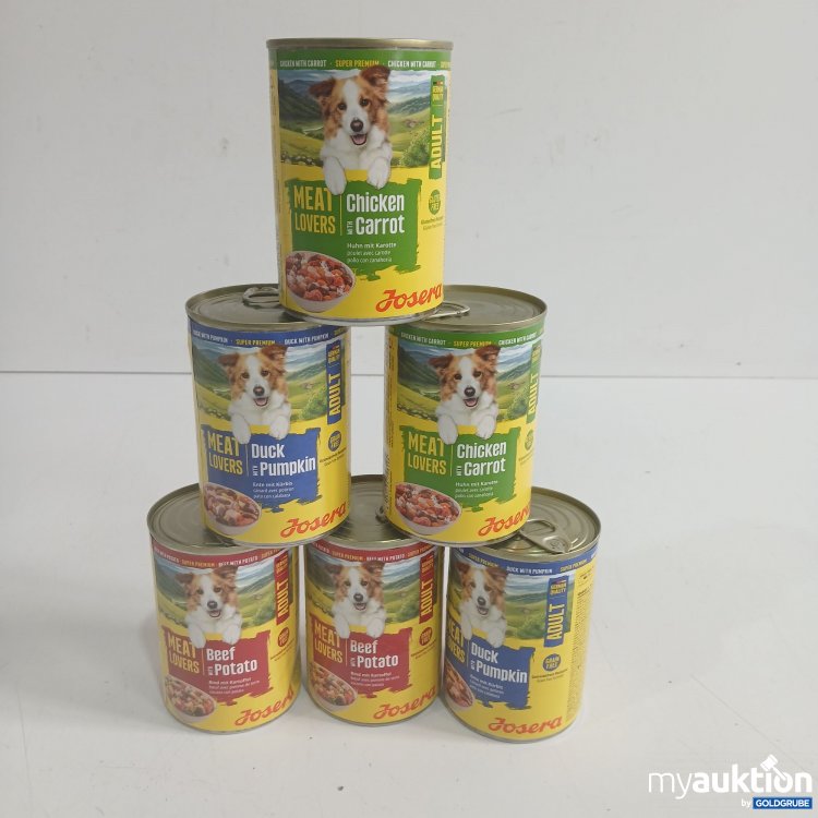 Artikel Nr. 970038: Josera Hundefutter diverse Sorten 6x400g