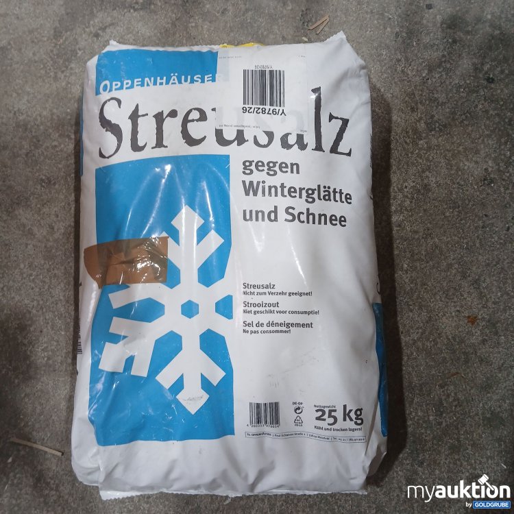 Artikel Nr. 974038 Artikel Nr. 974038: Streusalz gegen Winterglätte und Schnee 25kg