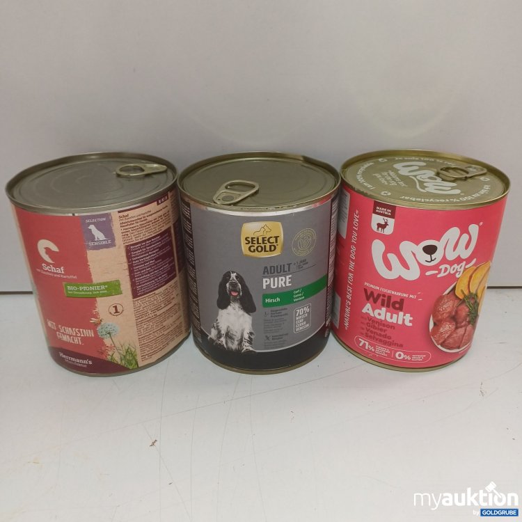 Artikel Nr. 988038: Diverse Hundefutter, 3x800g